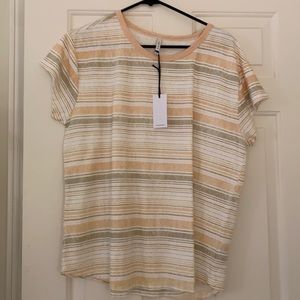 Z Supply tripped t shirt new never worn size XL